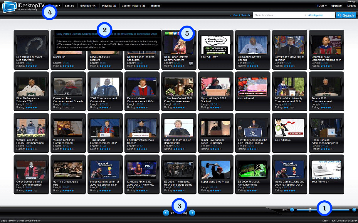 iDesktop.TV website 