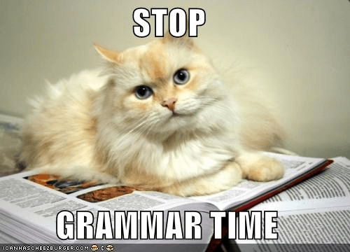 STOP GRAMMAR TIME