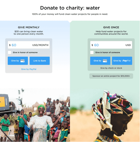 Donate to charity