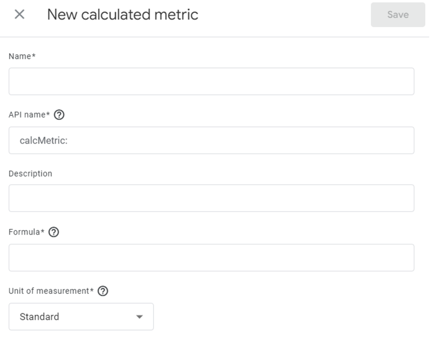 GA4 New Calculated Metric