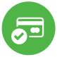 Green protect cardholder data icon