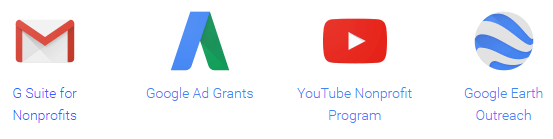 Non-profit Google tools
