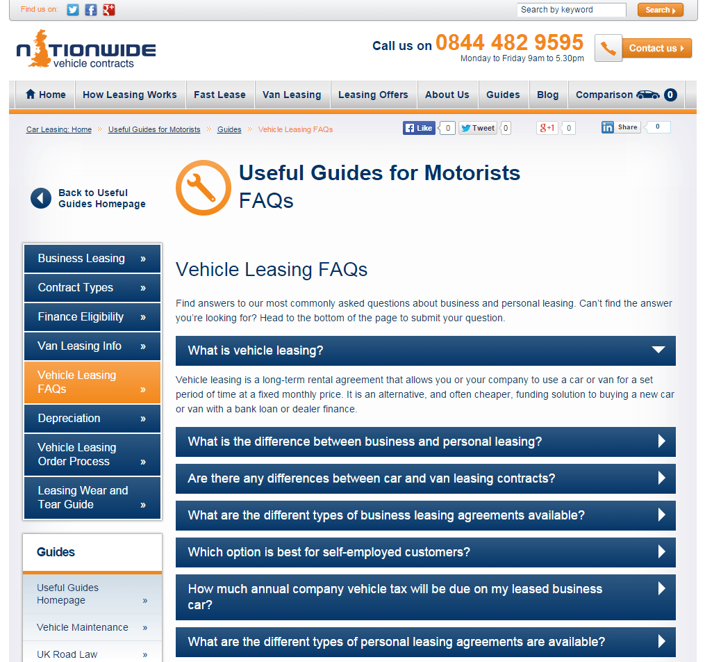 Nationwide Vehicle Contracts’ Vehicle Leasing FAQs