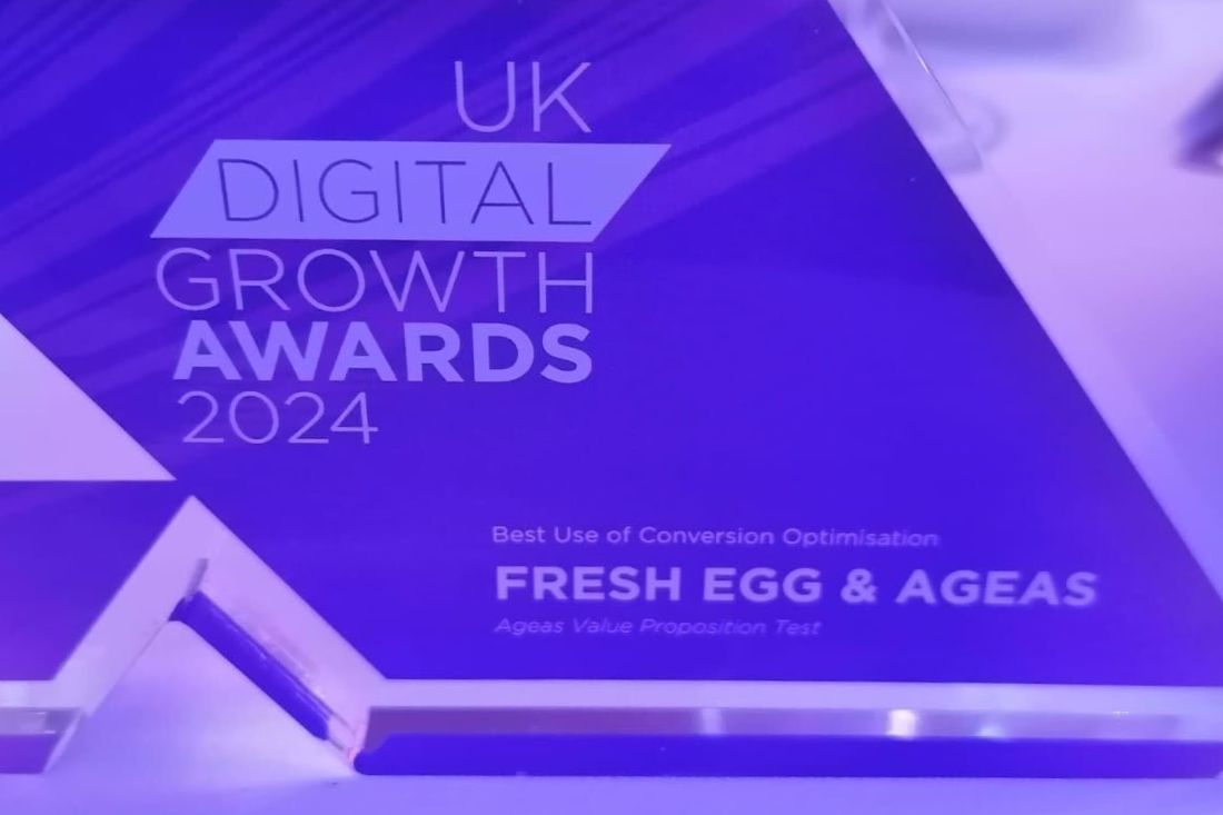 UK Digital Growth Awards Trophy