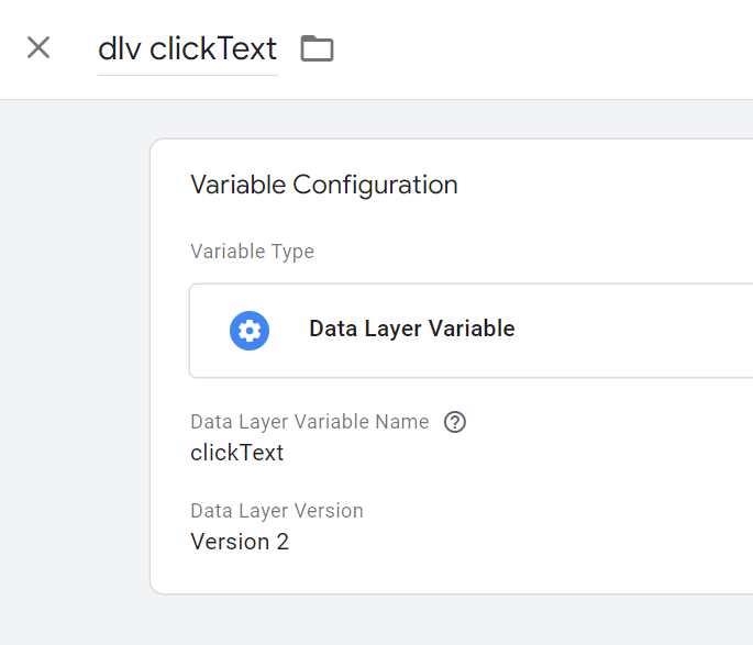 Variable Config